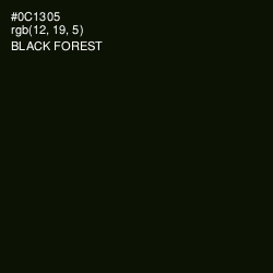 #0C1305 - Black Forest Color Image